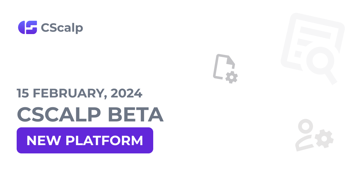 CScalp Beta release on 15.02.2024: Net Platform