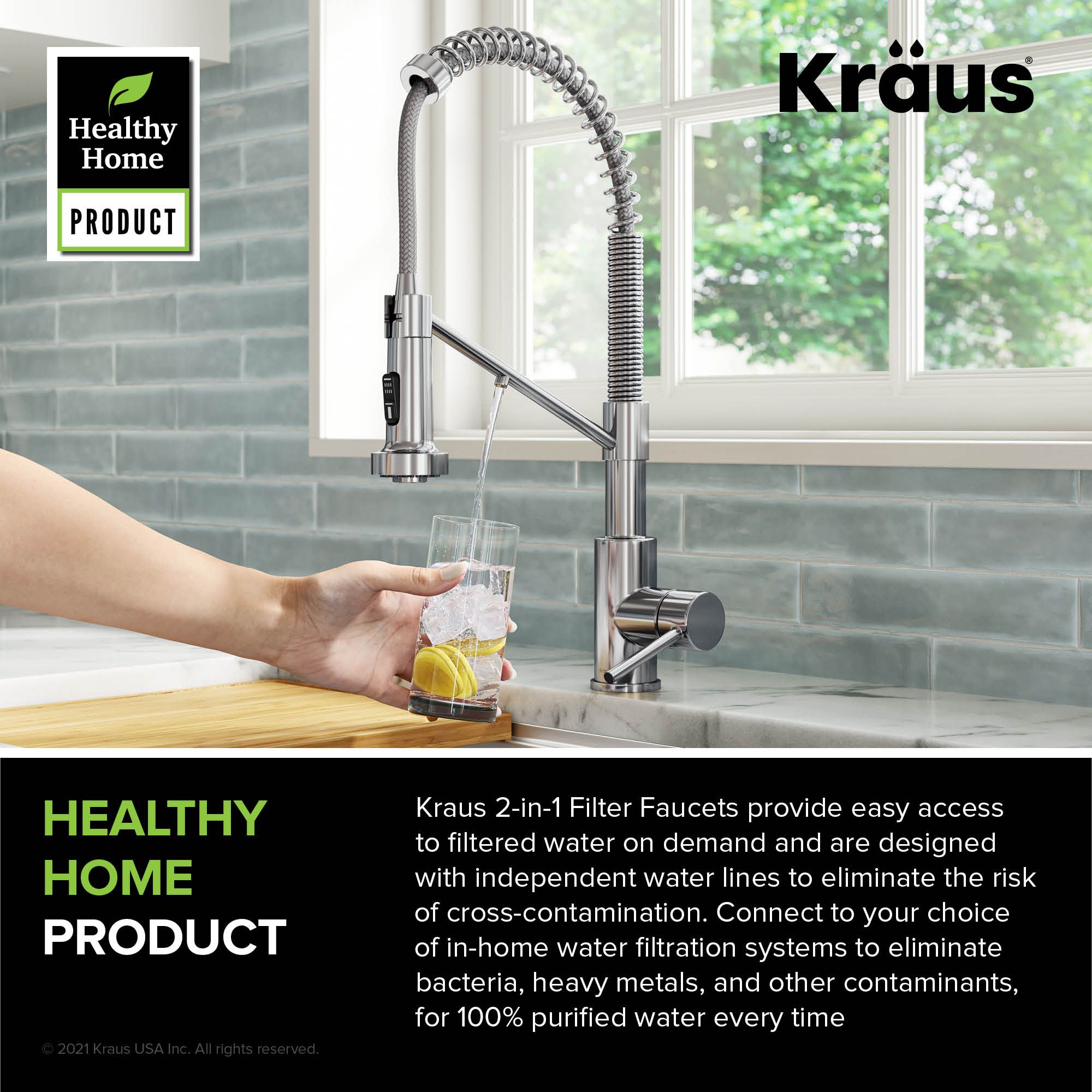 Кухонний змішувач Kraus KFF-1610CH - изображение 9