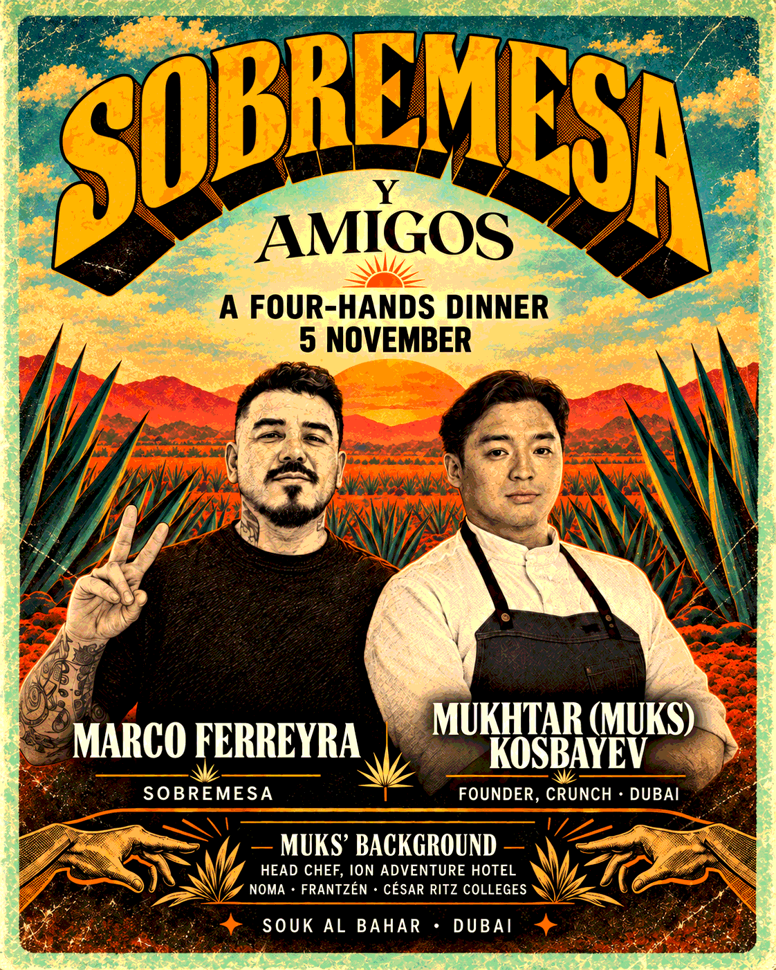 Sobremesa y Amigos: Marco Ferreyra and Mukhtar Muks Kosbayev, 5 November