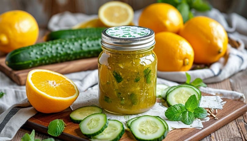варенье из огурцов с лимоном и апельсином
