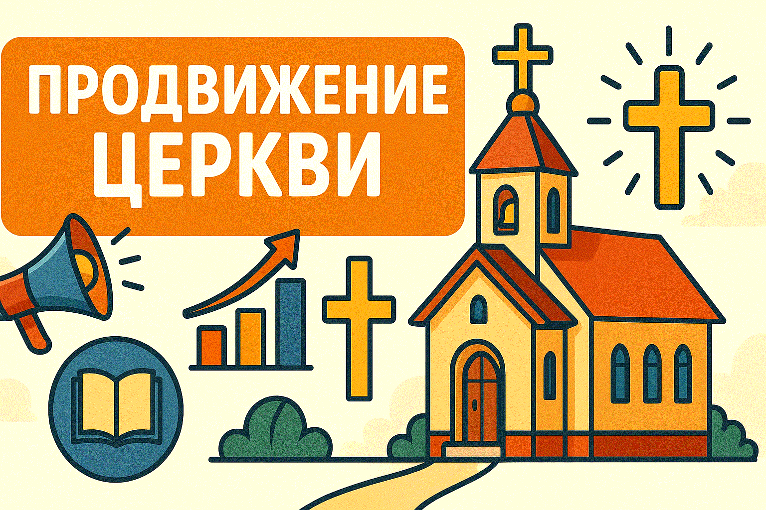 продвижение и реклама церкви, монастыря
