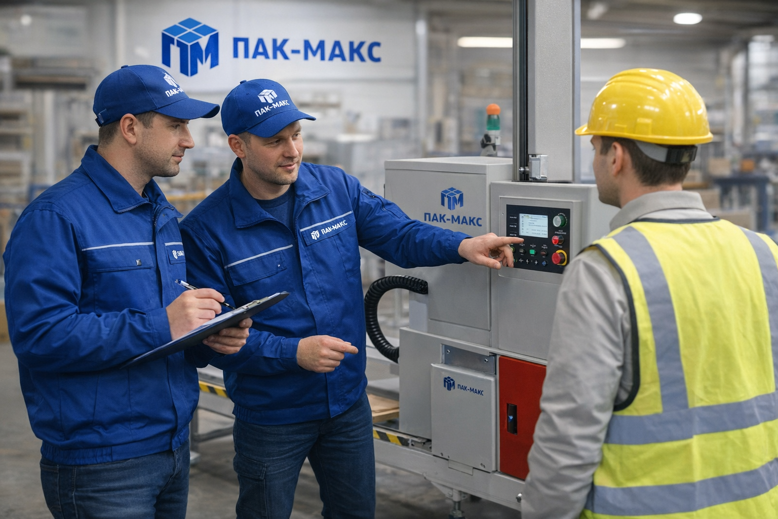Обучение обслуживания упаковочной машины