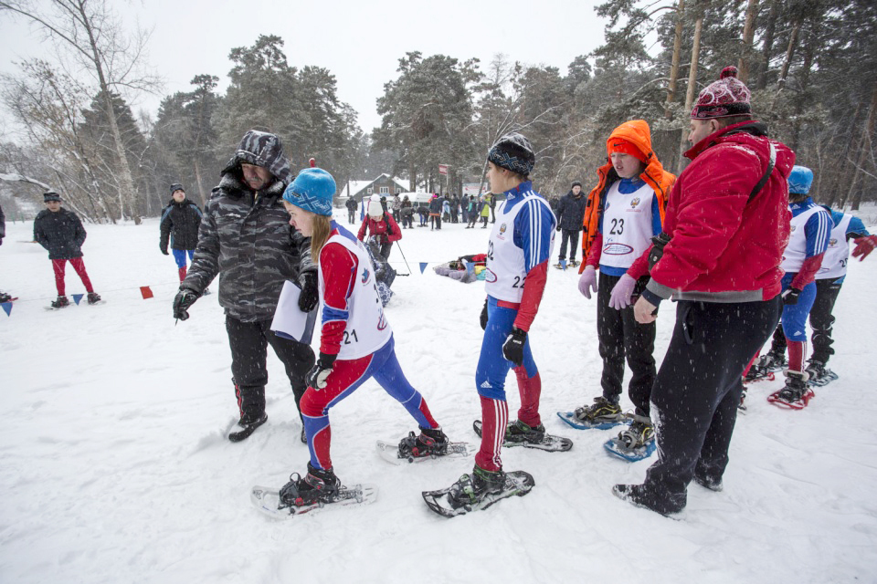 Соревнования по бегу на снегоступах под эгидой Специальной Олимпиады не раз проходили в Новосибирске