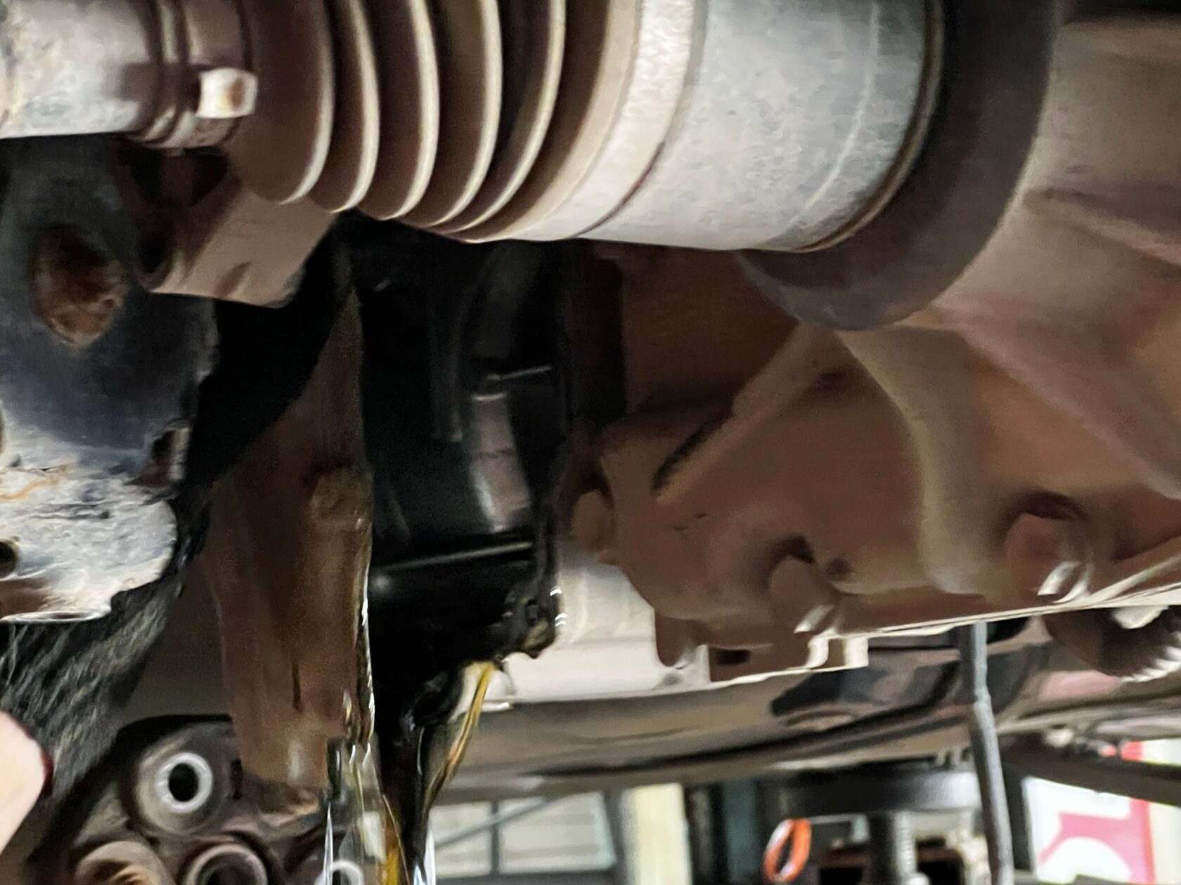 Снимаем поддон муфты Haldex