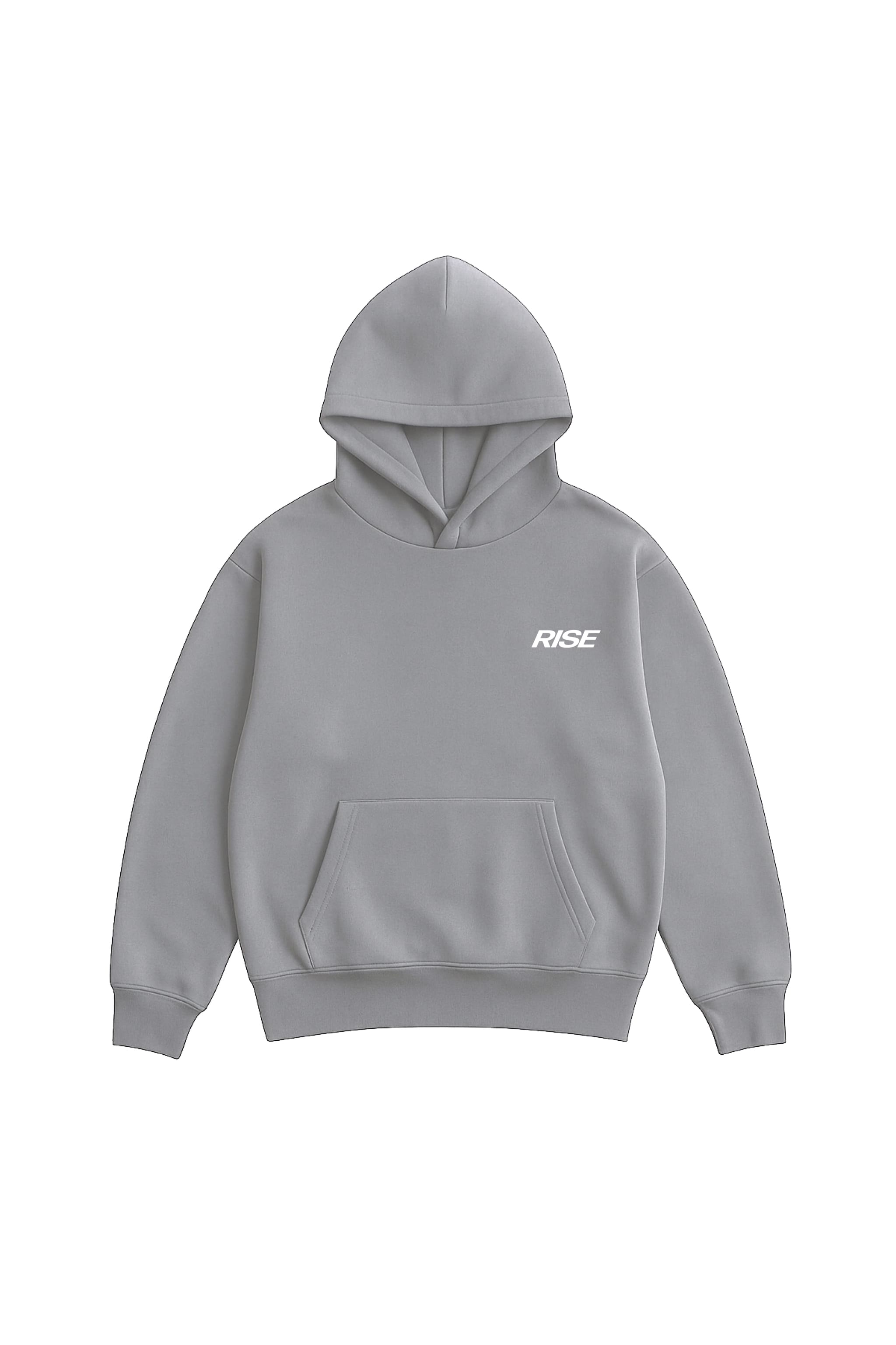 Мужское серое худи Rise Training Club для тренировок