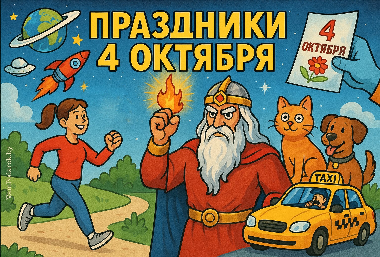 Праздники 4 октября 2025 года – картинки и открытки