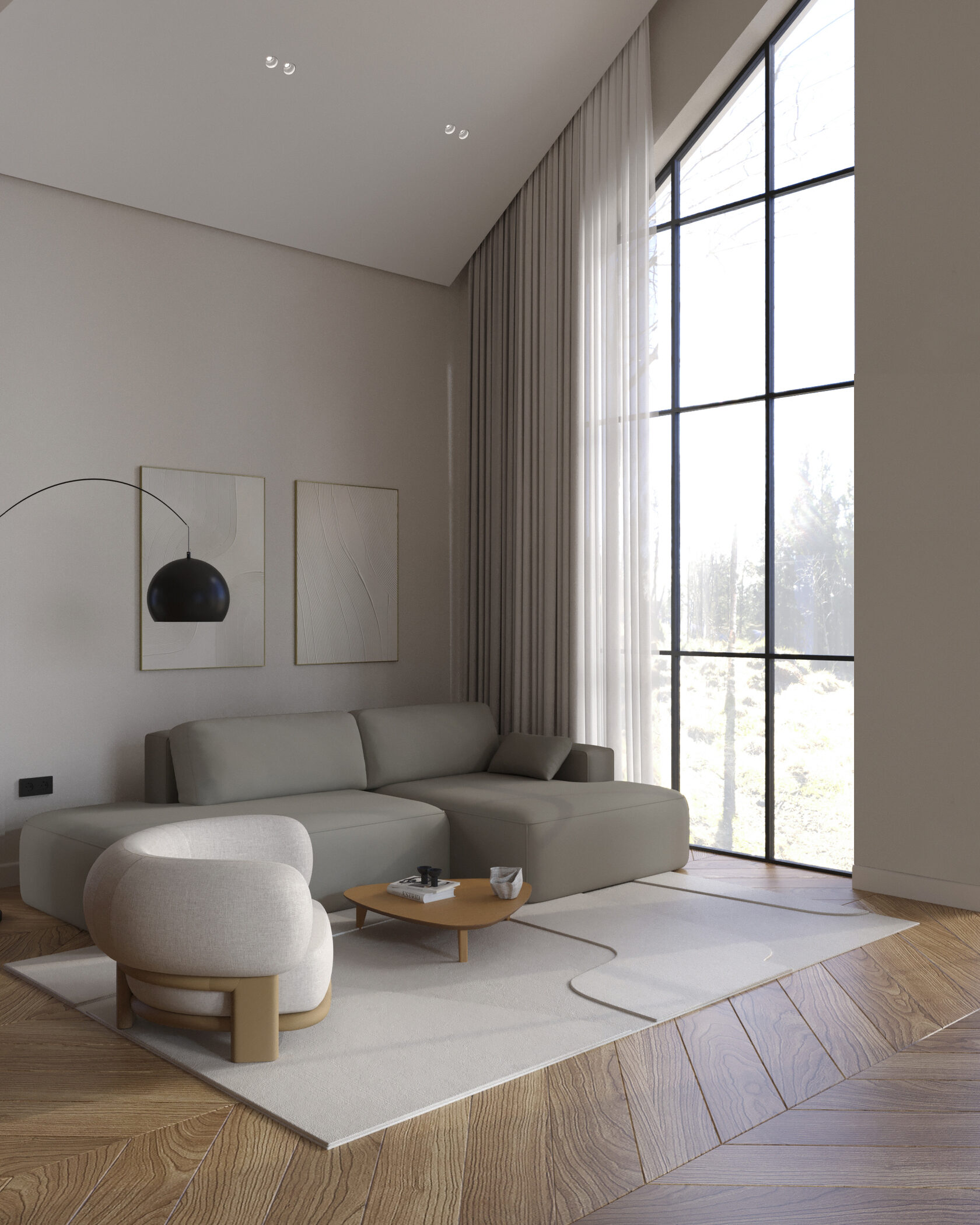 стойка и зеркало в коридоре интерьер 