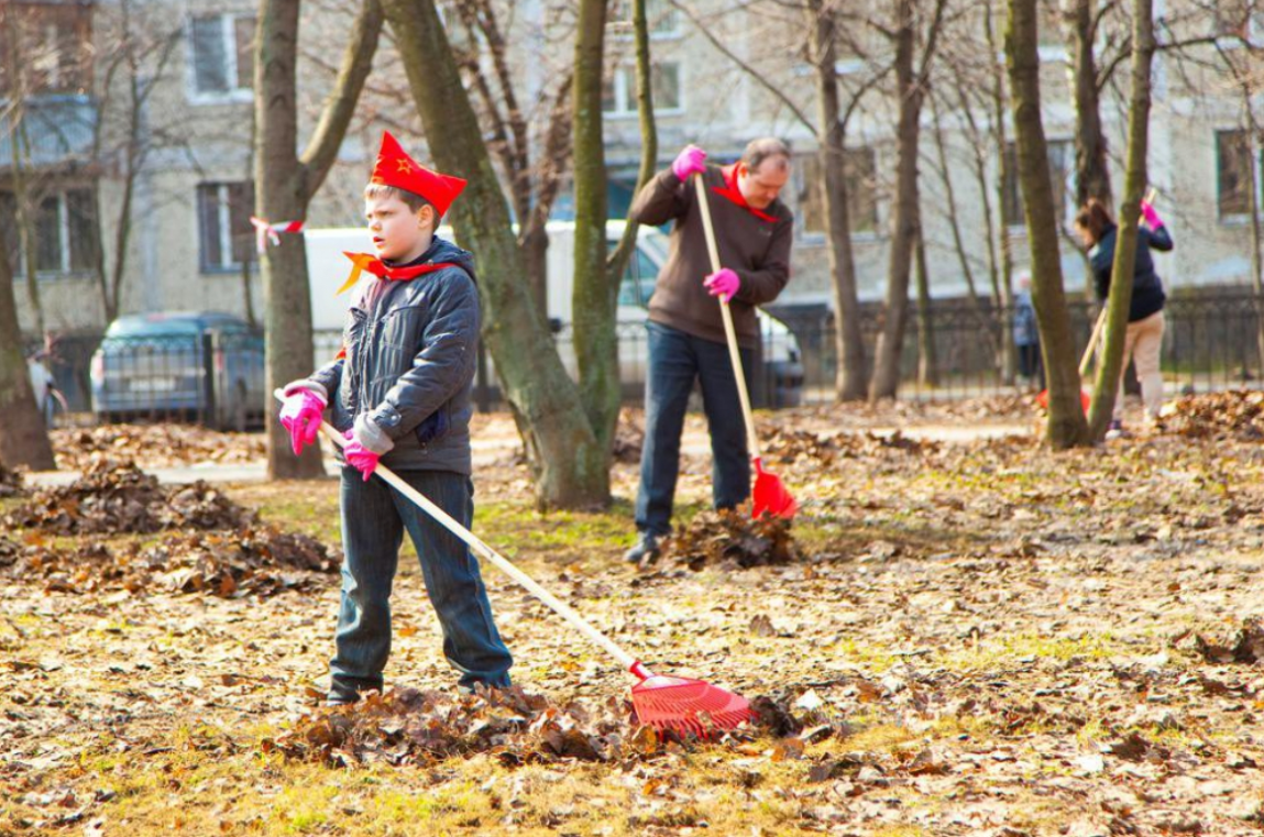 Картинки субботника в городе