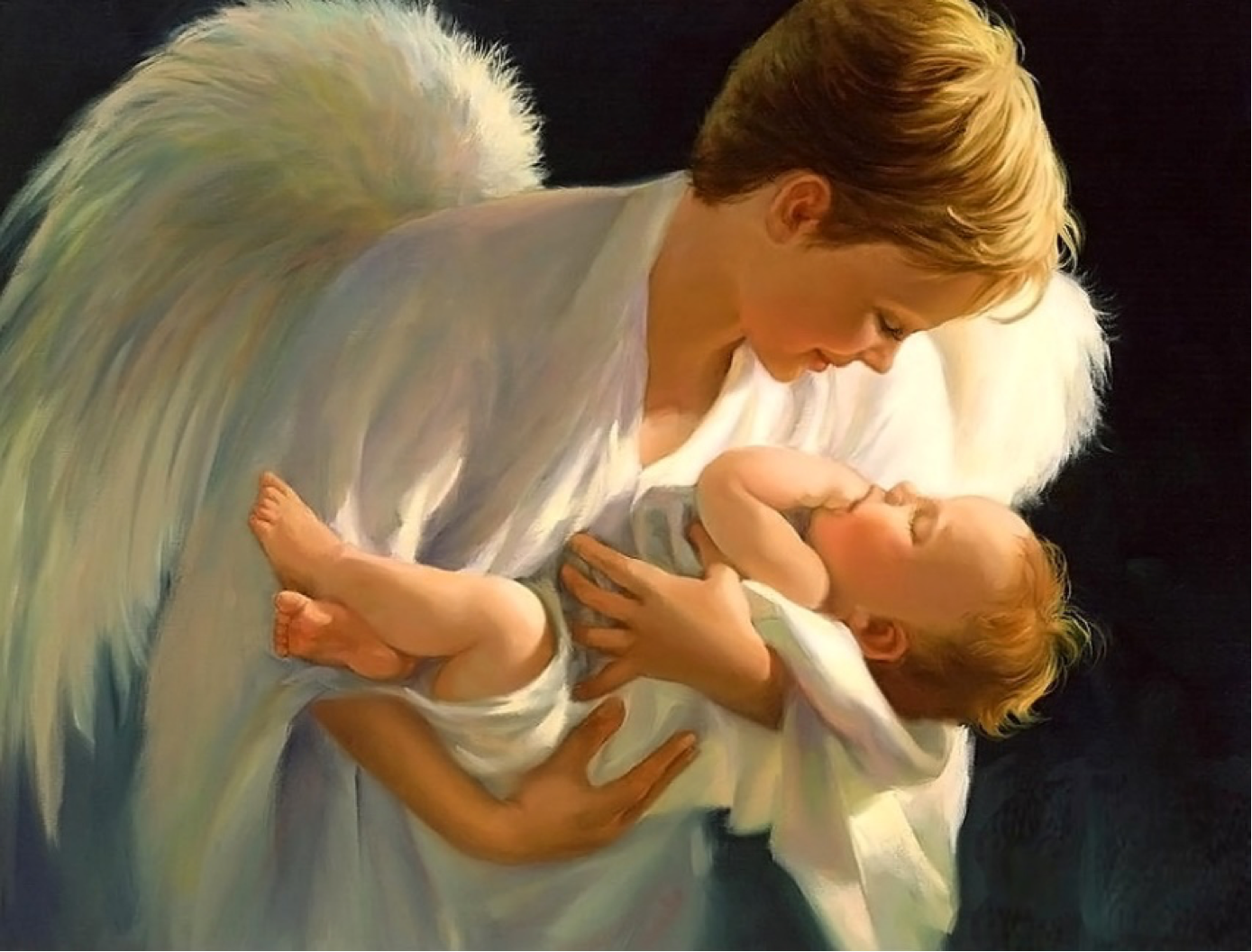 Муж принес ребенка. Ангел с ребенком на руках. Ангел хранитель с ребенком на руках. Мама ангел с ребенком на руках. Ангел мама и ребенок.