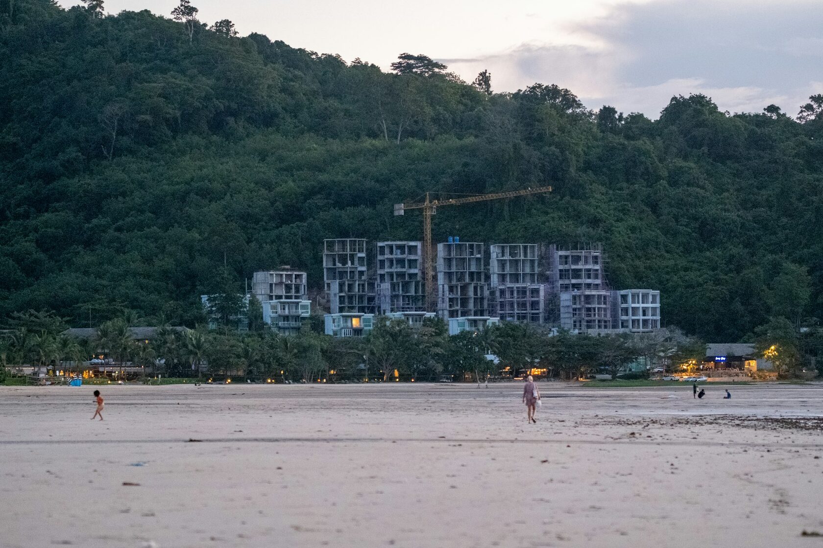 Modern international school campus with open-air learning spaces
