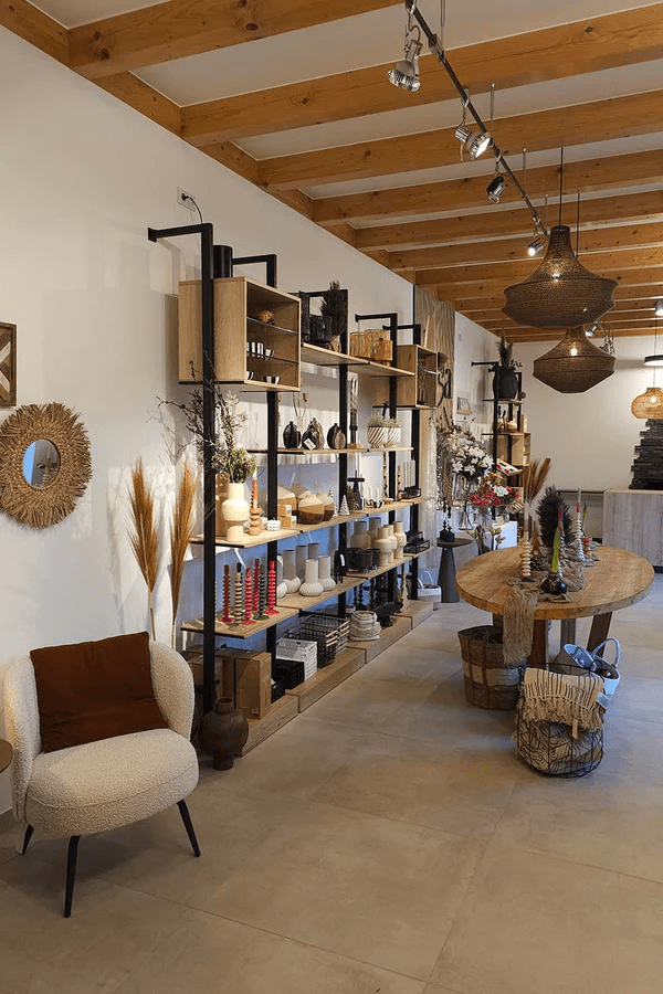 мебель для бизнеса в интерьере магазина