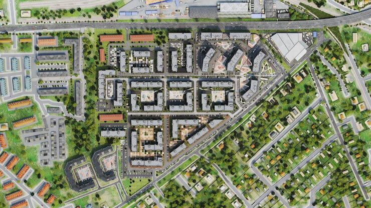По ул. Невского, housing complex, Russia, Kaliningrad, Aleksandra Nevskogo Stree