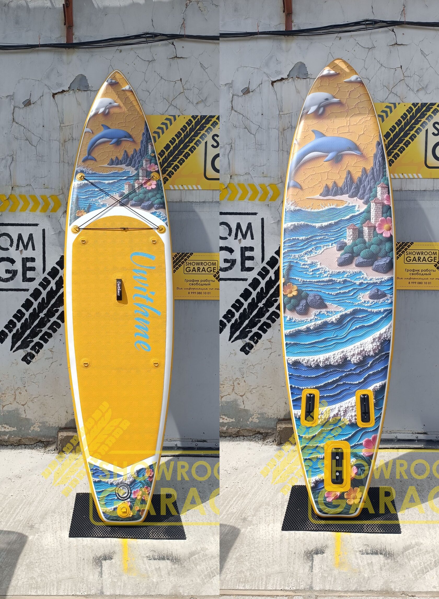 Sup-Board Сап доска Uwithme Yellow Dolphin 335x81x15 cm Хабаровск