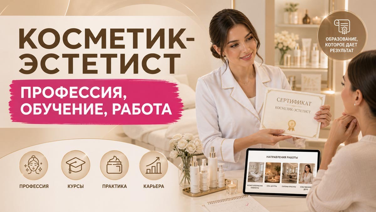Косметик-эстетист: профессия, обучение и перспективы работы