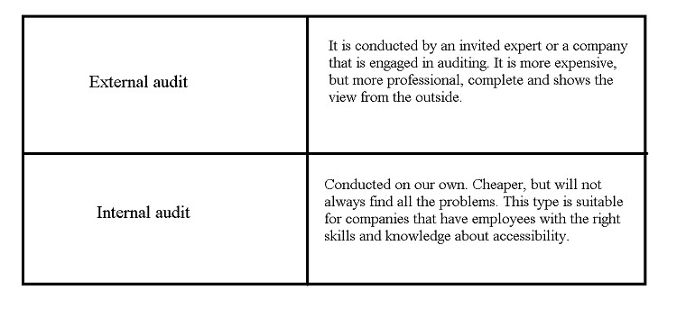 Types of audit