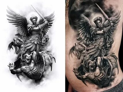 Татуировки ангелов на руке: лучшие идеи и дизайны