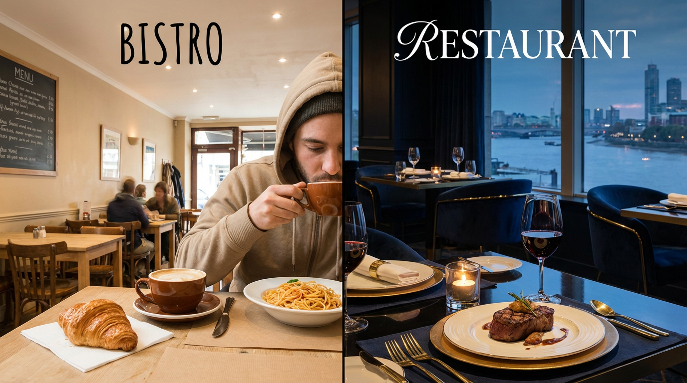 Отличие Бистро от Ресторана