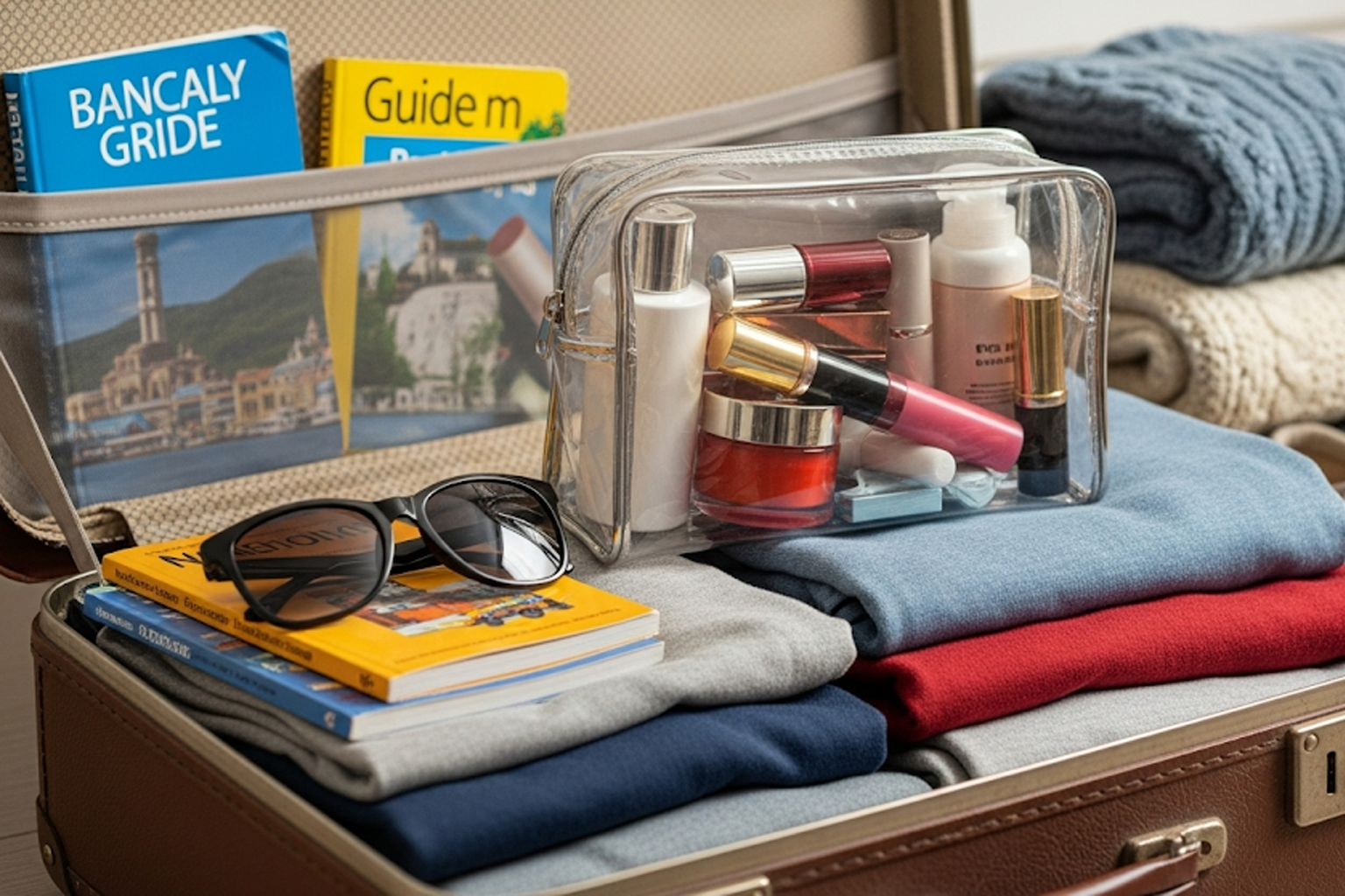 Как упаковать косметику в дорогу: лайфхаки, чтобы ничего не пролилось