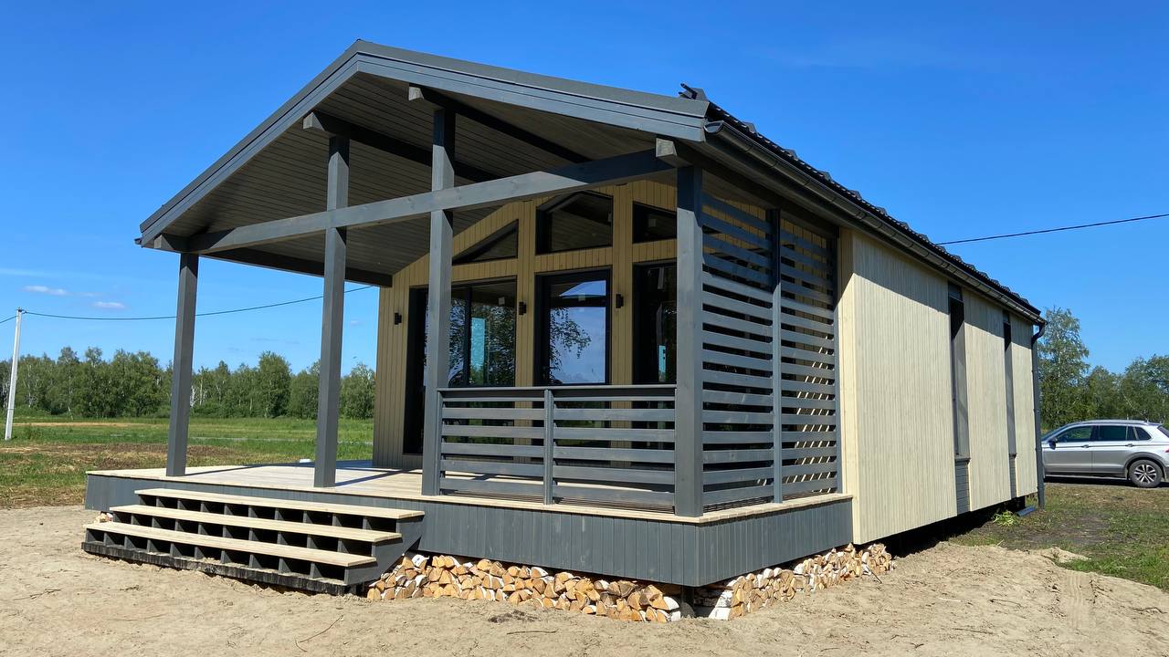 Сборные дома в Туапсе кровля