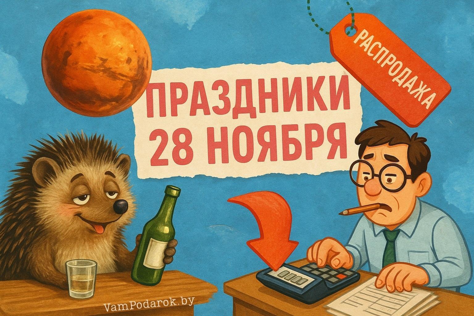 Праздники 28 ноября 2025 года – открытки и картинки