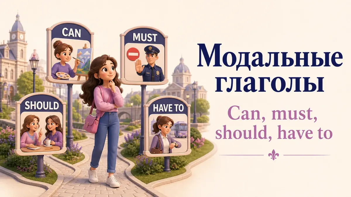 Модальные глаголы can, must, should и have to: разница на примерах: учебная статья LaRou