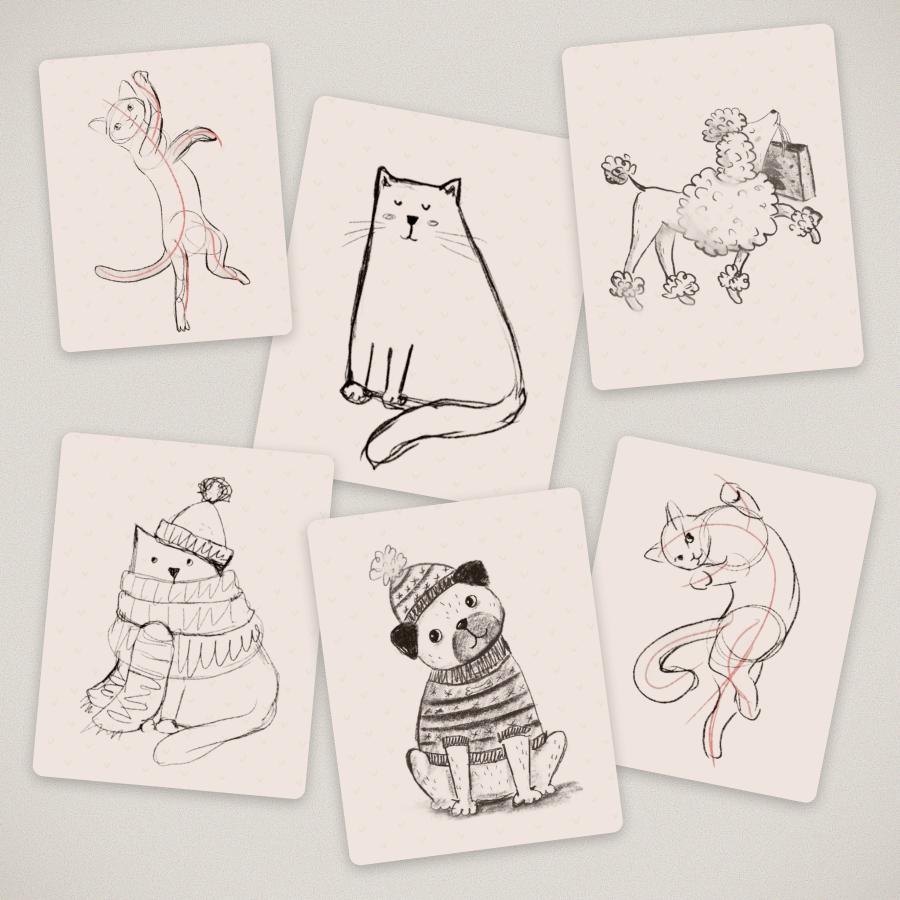 Диджитал продукты иллюстрации