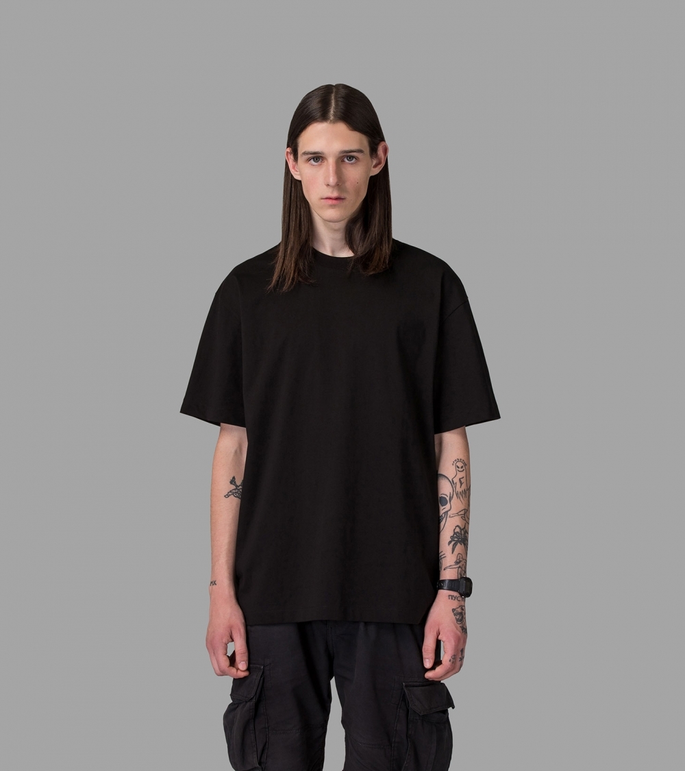 plain black oversized t shirt