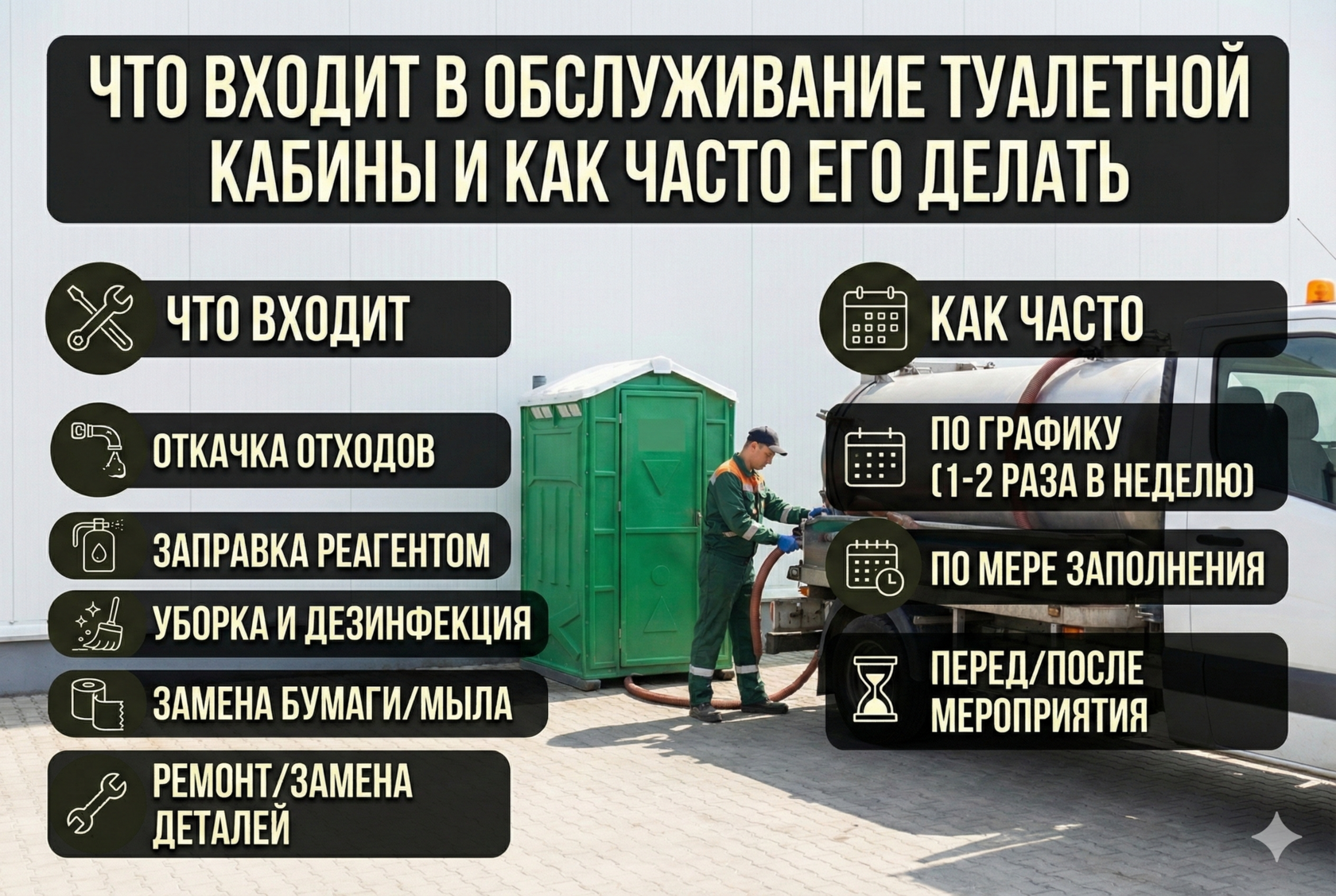 Обслуживание кабин