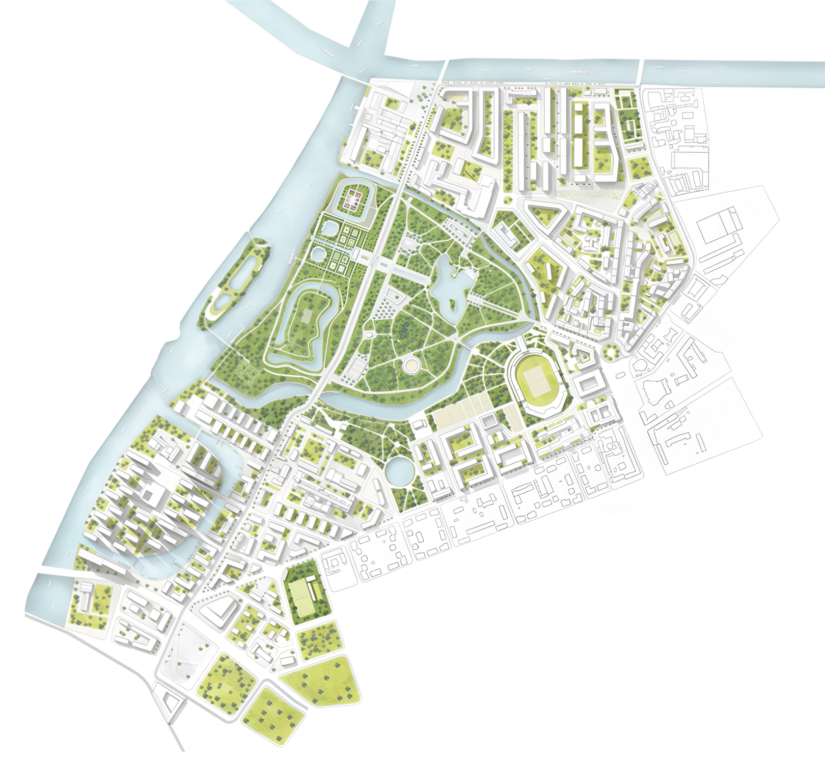 Master plan of Ekateringof