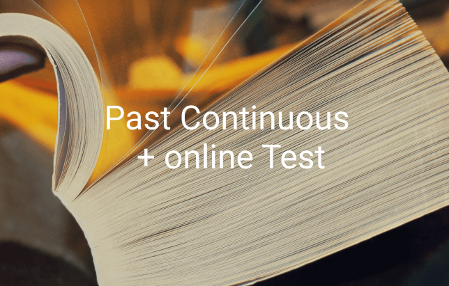 Как образуется Past Continuous