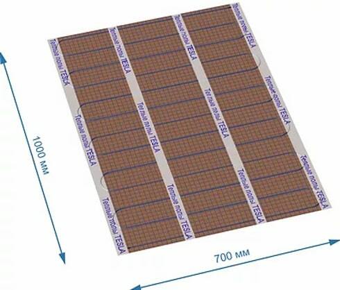 секция теплого пола тесла ТКС-01