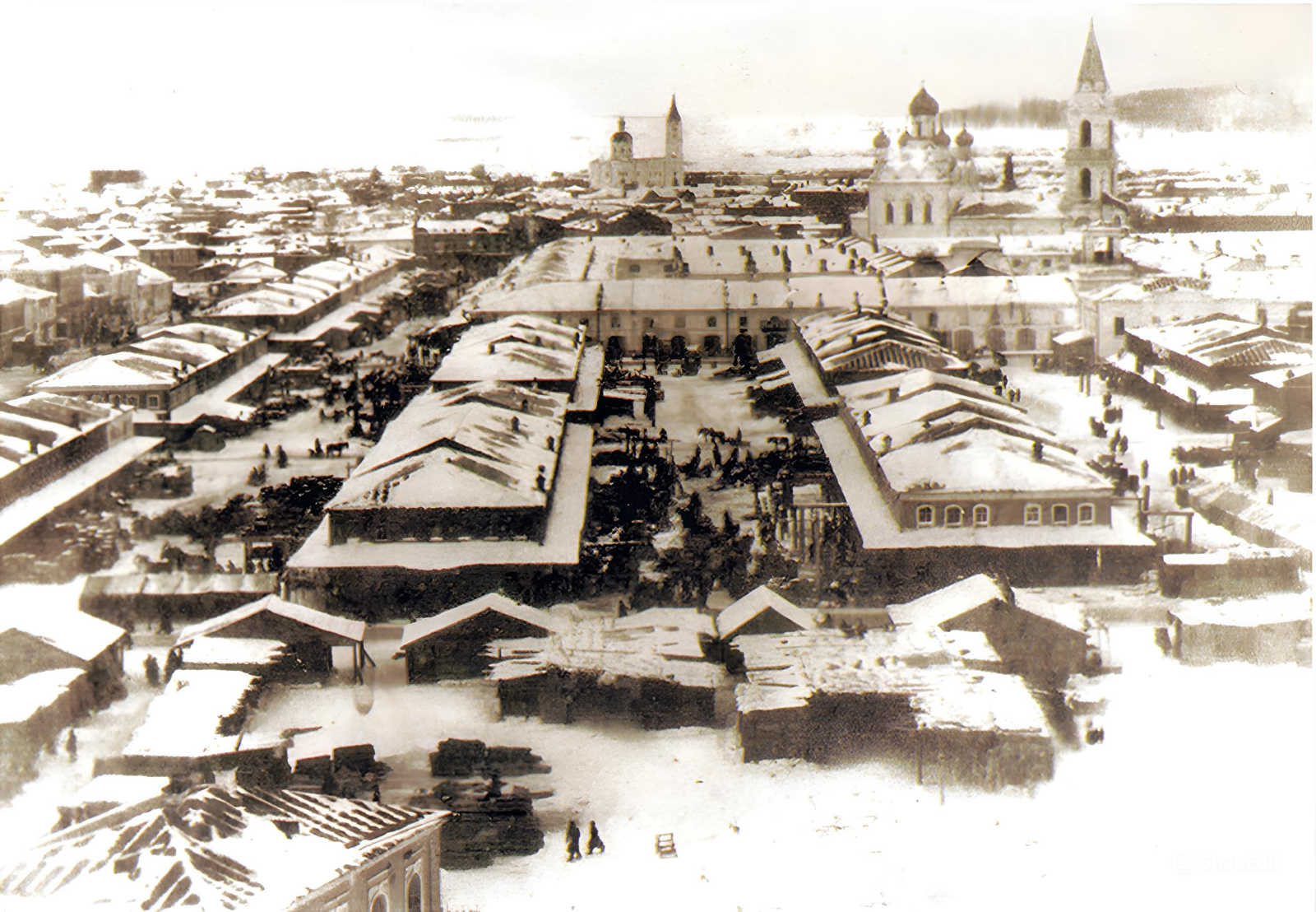 Торговые ряды на Ирбитской ярмарке. [до 1917 г.]