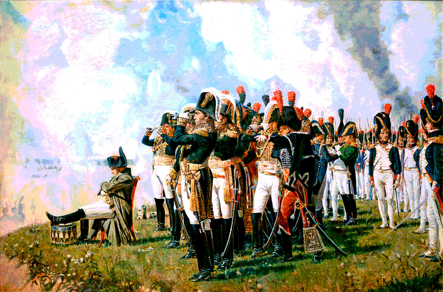 Наполеон на Бородинских высотах, 1897 г.,  Василий Верещагин