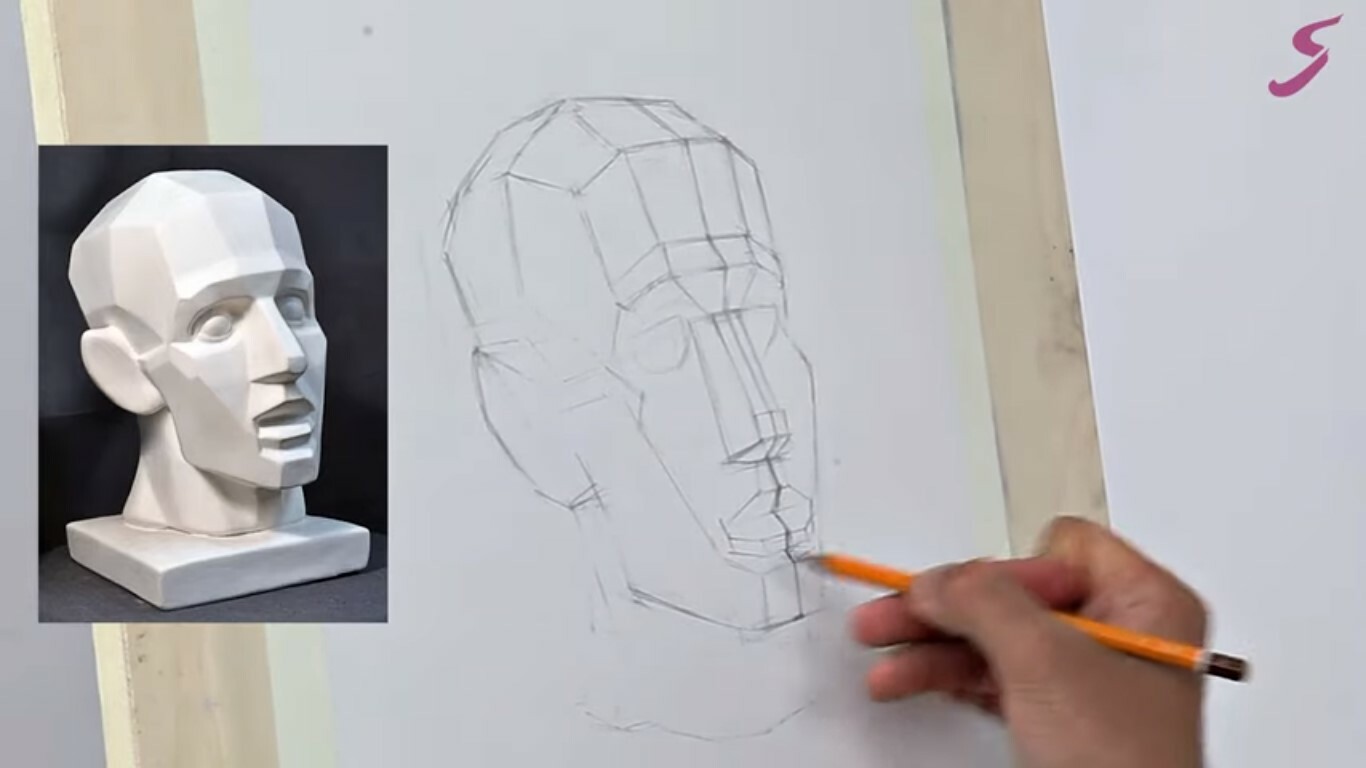 Как рисовать голову