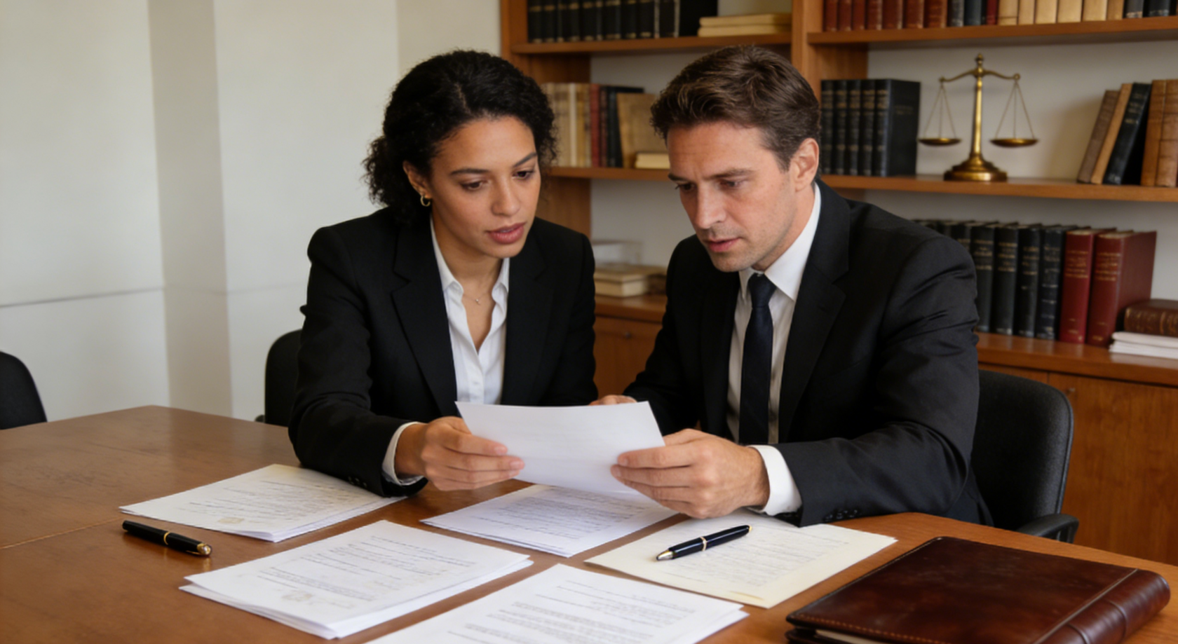 corporate leaders discussing governance at a board meeting   