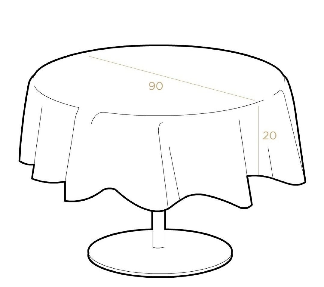 Круглый стол скатерть рисунок - 92 фото