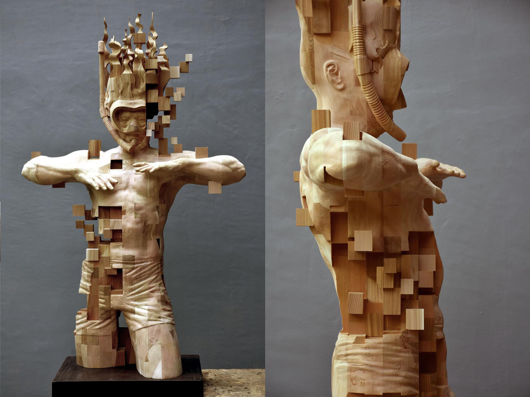 деревянные скульптуры Хсу Тун Хан