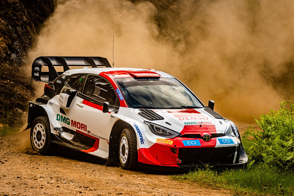 Тесты Toyota Yaris Rally1 перед ралли Португалия 2022