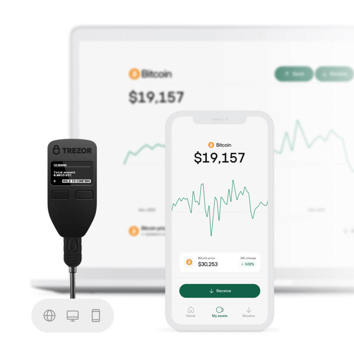 Купить Trezor Model T