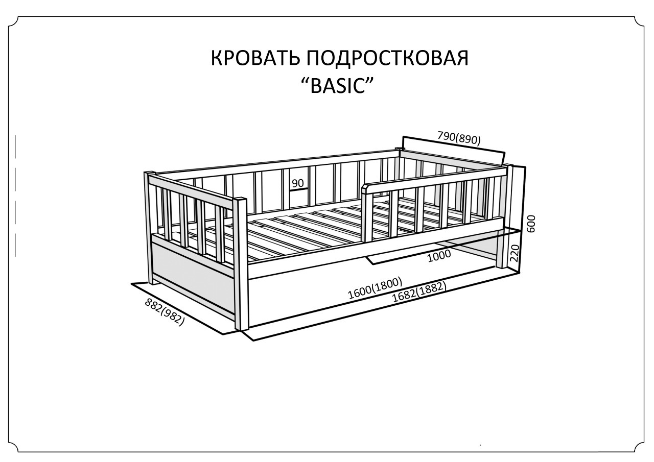 Кровать Basic