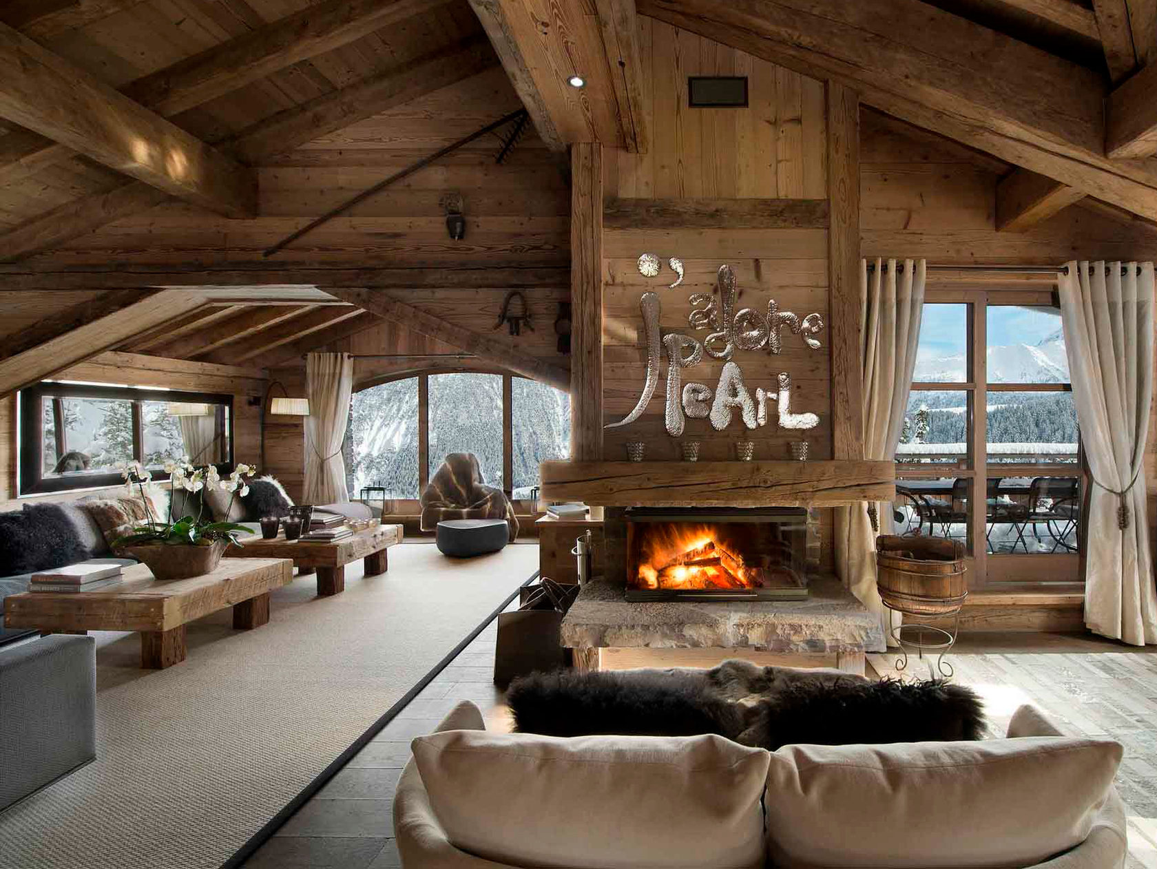 Luxury Ski Chalet Interior