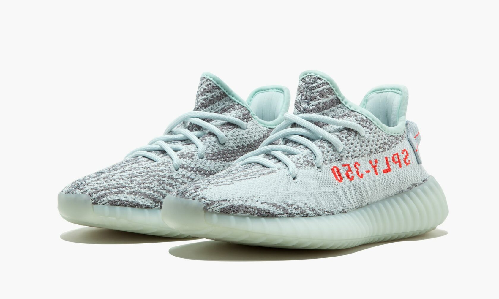 Yeezy grey best sale and blue