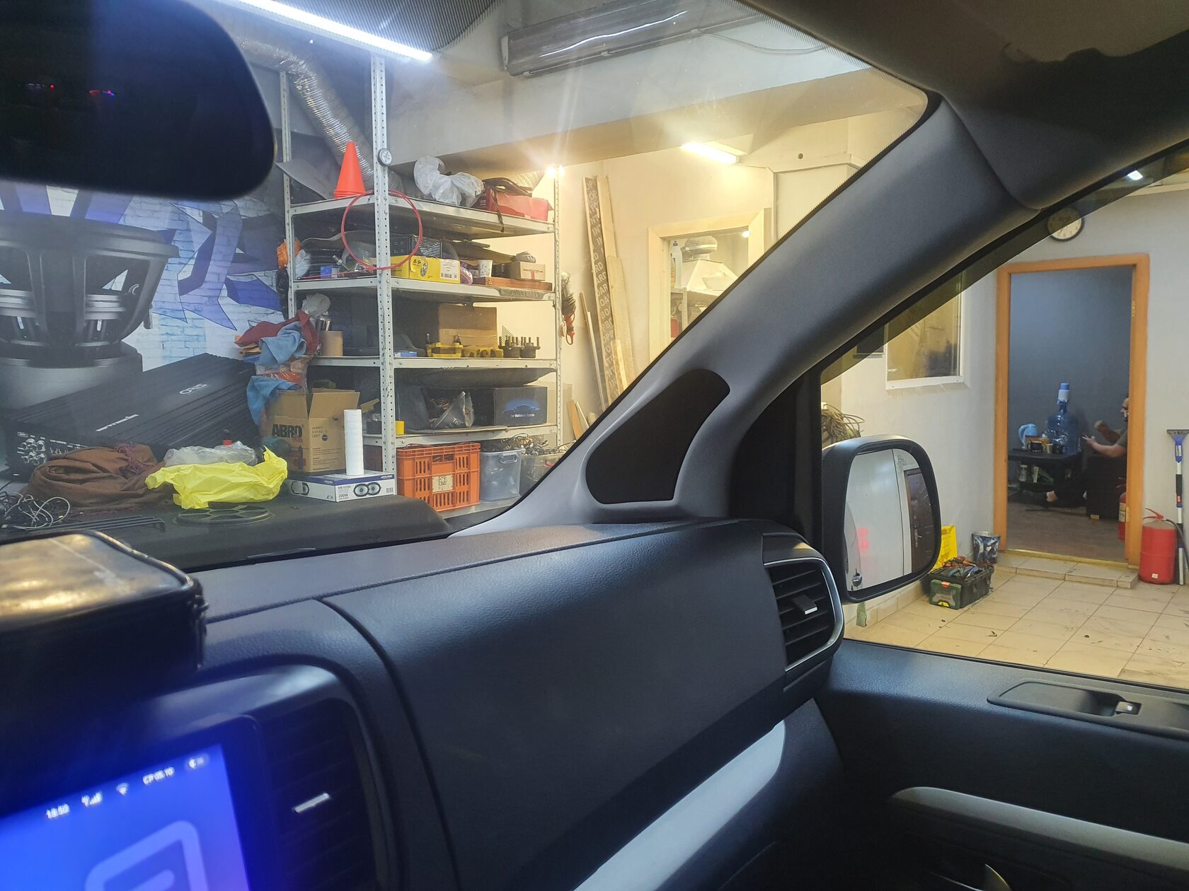 установка сч вч динамиков Citroen SpaceTourer