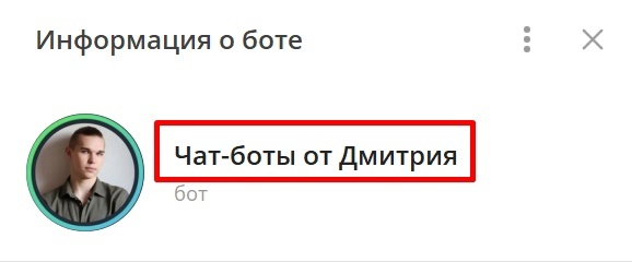 Имя в шапке профиля