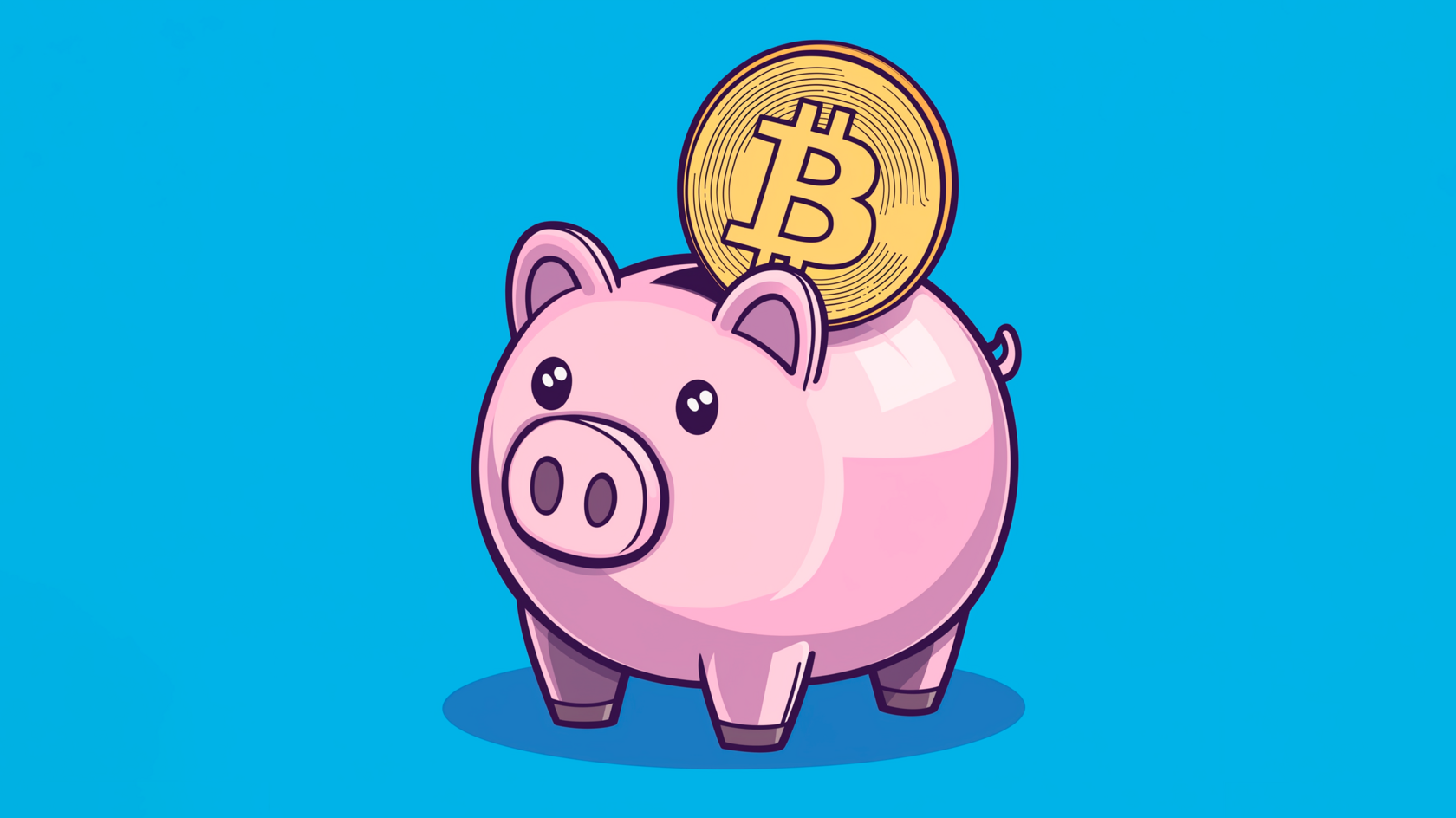 Обои GlassPad — Piggy