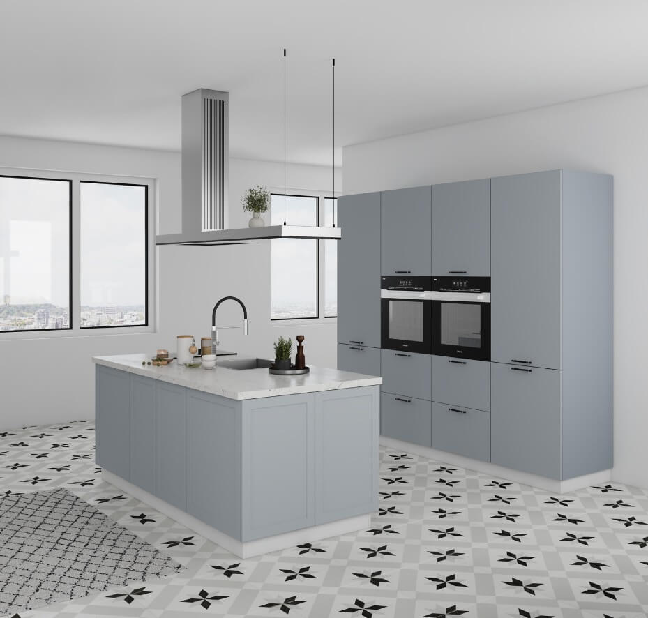 Модульная кухня с инновационным покрытием Акрилит