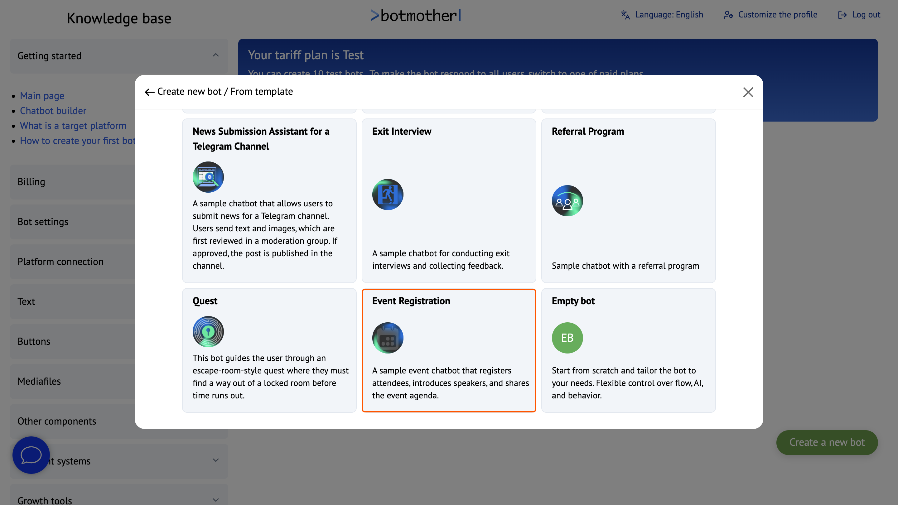 Chatbots Event Registration Event Registration Chatbot Template | Automate Attendee Management ...