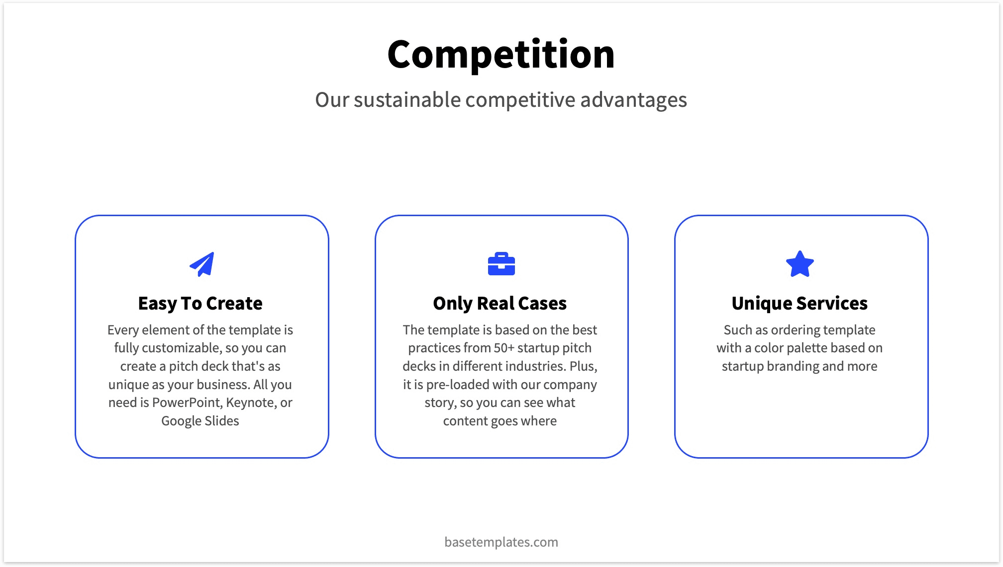 Pitch Deck Template Viewer Competition BaseTemplates