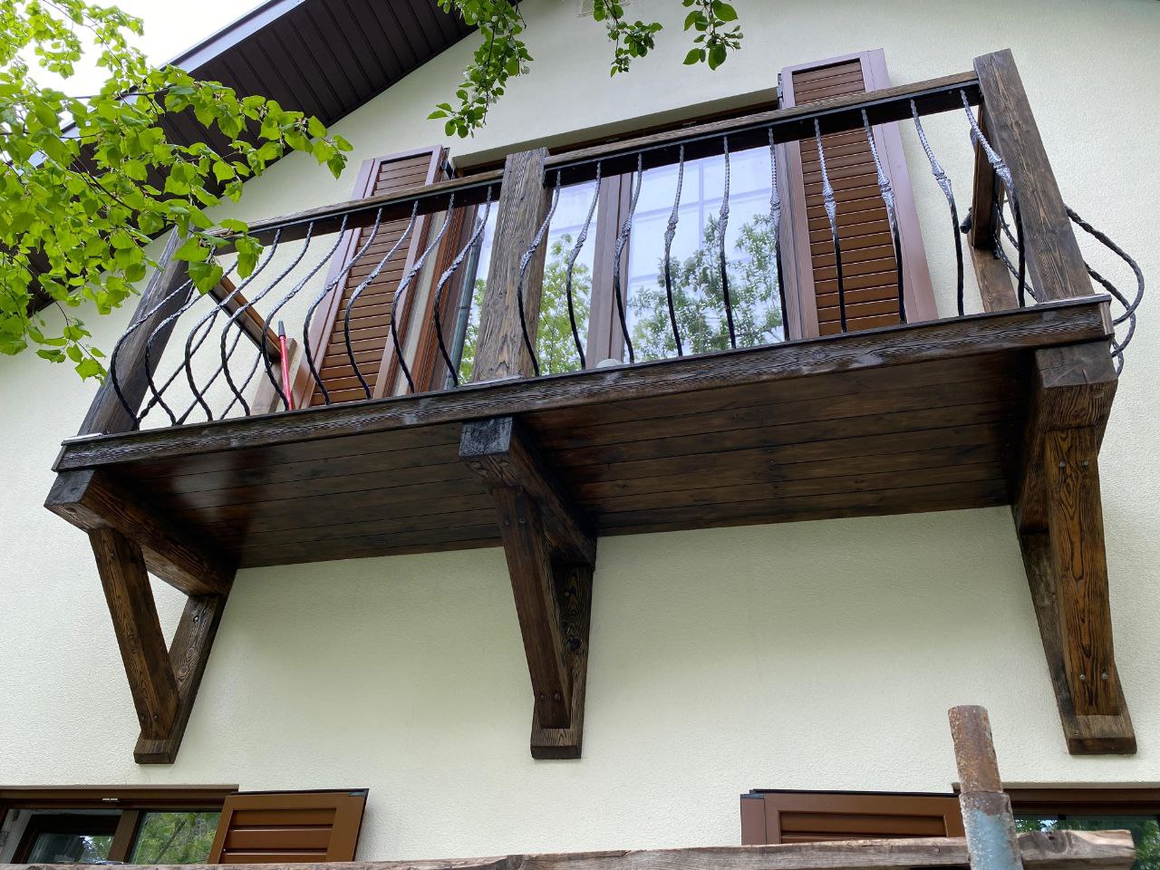 Ставни-гармошки для балконного блока заказать