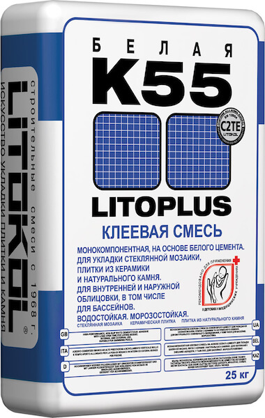 Купить плиточный клей Литокол Litokol К55 в Самаре